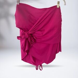 Becca Swim Top.  Gorgeous wrap front, multi crisscross back